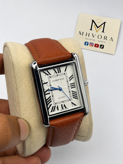 Cartier Tank Must Style Watch-Roman Numeral 6 Strap Colours