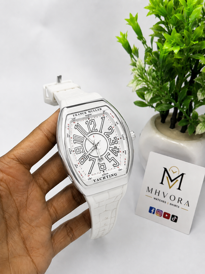 Franck Muller Vanguard Yachting Style Watch-Black&White