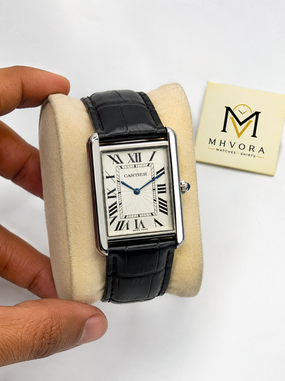 Cartier Tank Must Style Watch-Roman Numeral 6 Strap Colours